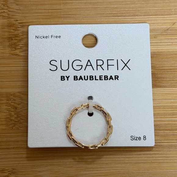 SUGARFIX by BaubleBar Jewelry - NWT SUGARFIX by BaubleBar Chain Link Ring